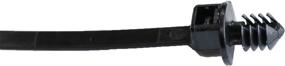 img 3 attached to UV Black Nylon Pro Tie B8FTPM100 8-Inch Fir Tree Push Mount Cable Tie - 100-Pack