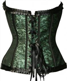 img 2 attached to Get The Perfect Hourglass Figure With Bslingerie® Women'S Overbust Waist Cincher Corset Top