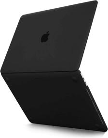 img 4 attached to Kuzy Совместим с MacBook Pro 15-дюймовый чехол с сенсорной панелью A1990 A1707 - 2019 2017 2016 MacBook 15-дюймовый чехол Hard Shell для 15-дюймового MacBook Pro Чехол Чехол для ноутбука Apple Mac 15 дюймов, черный