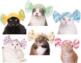 img 1 attached to 🐱 Kitan Club Cat Cap Blind Box: Choose Your Cute Style - Authentic Japanese Kawaii Design, Premium Quality - Soft & Comfortable Hat for Pets - Animal-Safe Materials (Candy)