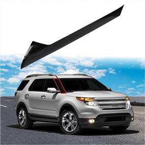 img 4 attached to 🚘 DOLKSN A-Pillar Front Molding Windshield Trim for 2011-2019 Ford Explorer - Passenger Side (Right)