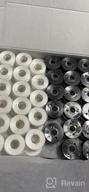 img 1 attached to HimaPro 144 White Prewound Bobbins For Embroidery Machines Size L (SA155) Cardboard Sided Good For Brother, Babylock, Janome, Bernina, Husqvarna, Pfaff Embroidery Machines Etc (White) - 60 Weight review by Carmen Adams