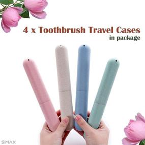 img 1 attached to 🦷 Convenient Toothbrush Toothpaste Case with Anti-Bacterial Properties