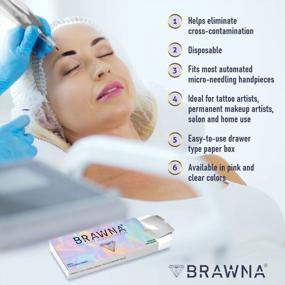 img 3 attached to 200 Pack Disposable PMU Machine Covers For Dermapen, Microneedling & Microblading - BRAWNA