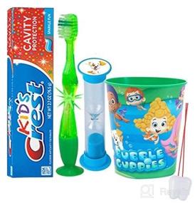 img 1 attached to 🦷 Optimized Oral Care Set: Inspired Toothbrush with Flashing Toothpaste and Mouthwash Accessories