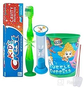 img 4 attached to 🦷 Optimized Oral Care Set: Inspired Toothbrush with Flashing Toothpaste and Mouthwash Accessories