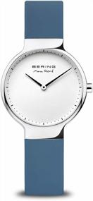 img 4 attached to Stylish And Durable: BERING Women'S Quartz Watch With Comfortable Silicone Strap