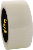 прозрачная упаковочная лента коммерческого класса - brixwell 24 рулона, 2 дюйма x 110 ярдов, сделано в сша для повышения эффективности упаковки логотип