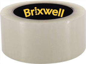img 2 attached to Commercial Grade Clear Packing Tape - Brixwell 24 Rolls, 2 Inch X 110 Yard, Made In The USA For Enhanced Packaging Efficiency