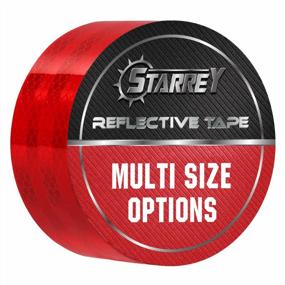 img 4 attached to High-Intensity Red Reflective Tape - 1 Inch Wide And 15 Feet Long For Vehicles, Trucks, Bikes, And Helmets - DOT-C2 Safety Conspicuity Tape For Trailers And Cargos By STARREY