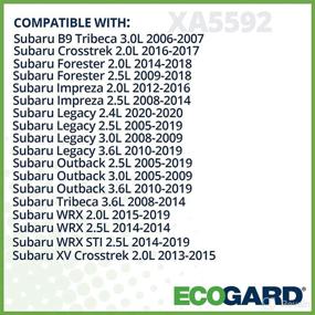 img 2 attached to 🚗 ECOGARD XA5592 Premium Engine Air Filter: Subaru Outback, Forester, Legacy, Impreza, Outback - 2005-2019, 2.5L & 3.6L