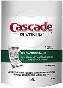 img 1 attached to 💧 Cascade Platinum Dishwasher Cleaner – Fresh Scent Pac Combo