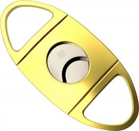 img 4 attached to Upgrade Your Smoking Experience With OYHBO Premium Double-Bladed Gold Cigar Cutter!