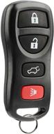 key fob for 2004-2008 nissan armada/infiniti qx56 (kbrastu15) - keyless entry remote logo