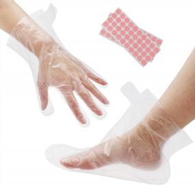 img 3 attached to Полный набор парафиновых ванночек: 200 вкладышей, перчаток и пинеток для рук и ног