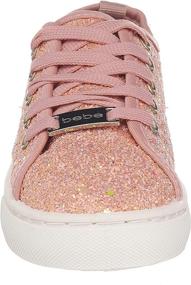 img 2 attached to 👟 Glitter Sneakers Trainers for Girls - 26 Stylish Accessories, Available via Flats