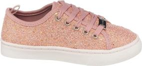 img 3 attached to 👟 Glitter Sneakers Trainers for Girls - 26 Stylish Accessories, Available via Flats