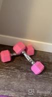 img 1 attached to Set Of 2 Anti-Slip, Anti-Roll Hex Shape Rubber Dumbbells With 8 Color Options - Portzon review by Ardy Espinoza
