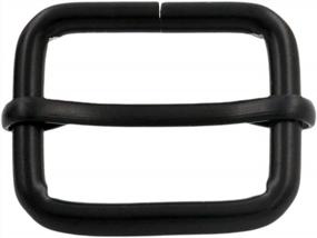 img 1 attached to 3/4 Inch Metal Slide Adjuster Buckle Tri-Glides With Movable Center Bar For Straps - BIKICOCO
