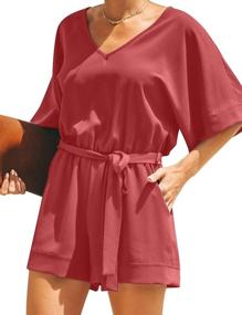 img 1 attached to Utyful Keyhole Jumpsuit for Women - Trendy Women's Clothing: Jumpsuits, Rompers & Overalls