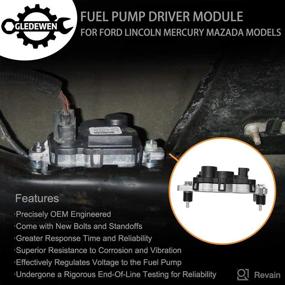 img 3 attached to Модуль эксплуатационного привода топливного насоса Gledewen с крепежными болтами для Ford, Lincoln, Mazda, Mercury - Заменить OEM# 590-001, 4C2A-9D372-BA, 5L8Z-9D37О-A, 5L8A-9D370-AA (2004-2011)
