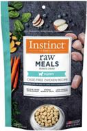 nutritious instinct freeze dried raw meals for grain-free puppies with cage-free chicken recipe logo