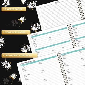 img 1 attached to 2023-2024 Monthly Planner With Tabs, Pocket, And Contacts/Passwords Pages - 18-Month Planner From January 2023 To June 2024, 9"X 11" Calendar Organizer
