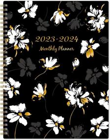 img 4 attached to 2023-2024 Monthly Planner With Tabs, Pocket, And Contacts/Passwords Pages - 18-Month Planner From January 2023 To June 2024, 9"X 11" Calendar Organizer