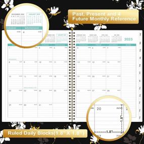 img 2 attached to 2023-2024 Monthly Planner With Tabs, Pocket, And Contacts/Passwords Pages - 18-Month Planner From January 2023 To June 2024, 9"X 11" Calendar Organizer