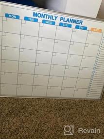 img 5 attached to Stay Organized Throughout The Month With JILoffice'S Double Sided Dry Erase Calendar Board