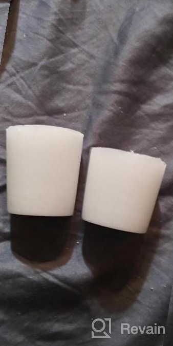 img 1 attached to USA-Made Unscented Pink Votive Candles - 15 Hour Burn Time (Pack Of 6) By CandleNScent review by Dana Johnson