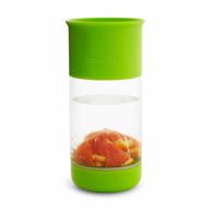 munchkin miracle 360 ​​fruit infuser sippy cup, 14 унций, зеленый логотип