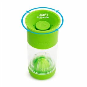 img 3 attached to Munchkin Miracle 360 Fruit Infuser Sippy Cup, 14 Ounce, Green