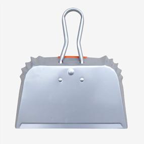 img 3 attached to SWOPT Multi-Surface Cleaning Kit: Angled Broom Head, Push Broom Head & 17" Steel Dustpan