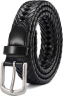 chaoren braided leather belts: elevate your casual style with premium men's accessories logo