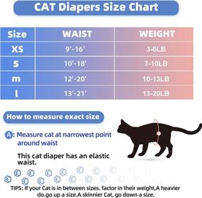 img 3 attached to Super Absorbent Disposable Diapers for Cats and Dogs - Perfect for Female Dogs and Male & Female Puppies in Physiological Periods