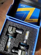img 1 attached to Upgrade Your Car'S Fog Lights With ZonCar 9006 Led Bulbs, 5000 Lumens Super Bright, 6000K Xenon White, High Power IP67 Waterproof, Pack Of 2 review by Matt Tebow