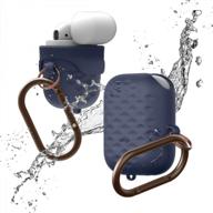 защитите свои airpods с помощью водонепроницаемого чехла elago hang active цвета jean indigo логотип