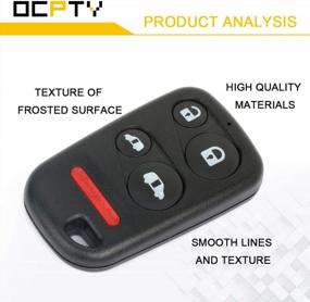 img 2 attached to OCPTY 1X Uncut Keyless Entry Remote Control Key Fob For Honda Odyssey 3.5L 01-04 OUCG8D440HA Replacement