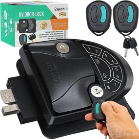 img 4 attached to 🔒 Enhanced V3.0 Metal RV Keyless Entry Door Lock with 2 Fobs & More! Now Fully Sealed Electricals! Designed for 2.75" x 3.75" Lock Hole