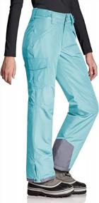 img 2 attached to Stay Cozy And Dry: TSLA Women'S Waterproof Winter Snow Pants For Skiing And Snowboarding