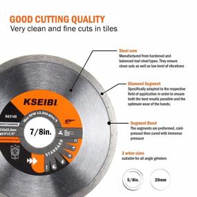 img 3 attached to 4.5 Inch Continuous Rim Diamond Saw Blade For Cutting