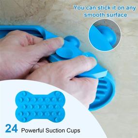 img 1 attached to American Flag Joytale Dog Lick Mat With Suction Cups - Slow Feeder For Boredom & Anxiety Reduction For Dogs And Cats, Perfect For Peanut Butter, Yogurt, Or Foods, Blue