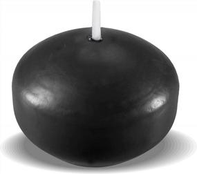 img 2 attached to Украсьте свой декор черными плавающими свечами премиум-класса Hyoola - 3 часа горения | 20 шт. | Сделано в Европе
