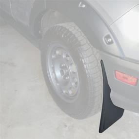 img 3 attached to 🔧 LDETXY Mud Guards Auto Mud Flaps for 2021 2022 Ford Bronco Sport – Complete Tire Splash Guard Accessories, Upgrade with Genuine P/N #M1PZ-16A550-AA #M1PZ-16A550-BA