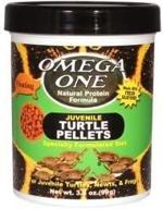 🐢 omega one floating turtle pellets: high-quality 3mm pellets for optimal turtle nutrition logo