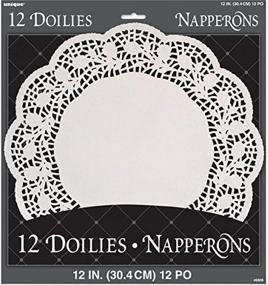 img 1 attached to 📄 12-inch White Paper Doilies, 12 Count