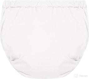 img 2 attached to Durio Washable Baby Swim Diapers - Reusable Unisex Infant Toddler Swimming Diapers