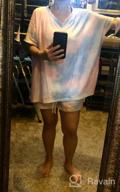 img 1 attached to Stay Comfy And Chic: LookbookStore Tie-Dye 2 Piece Pajama Sets For Women review by Sonya Ray