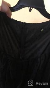 img 7 attached to WDIRARA Women'S Polka Dots Mesh Square Neck Bishop Sleeve Chiffon Dress